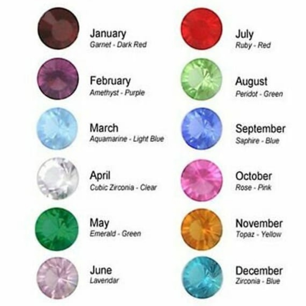 NEW! JANUARY - Birthstone Necklace & Earring  Set -  January - Picture 6 of 12